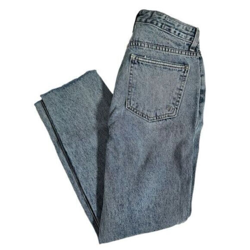 NWT Lovers + Friends Denim Women’s Crop Denim Blue Jeans - Size 25 - Picture 3 of 9